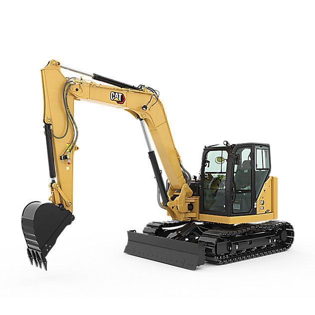 Huren minigraafmachine 308 CR Cat Caterpillar